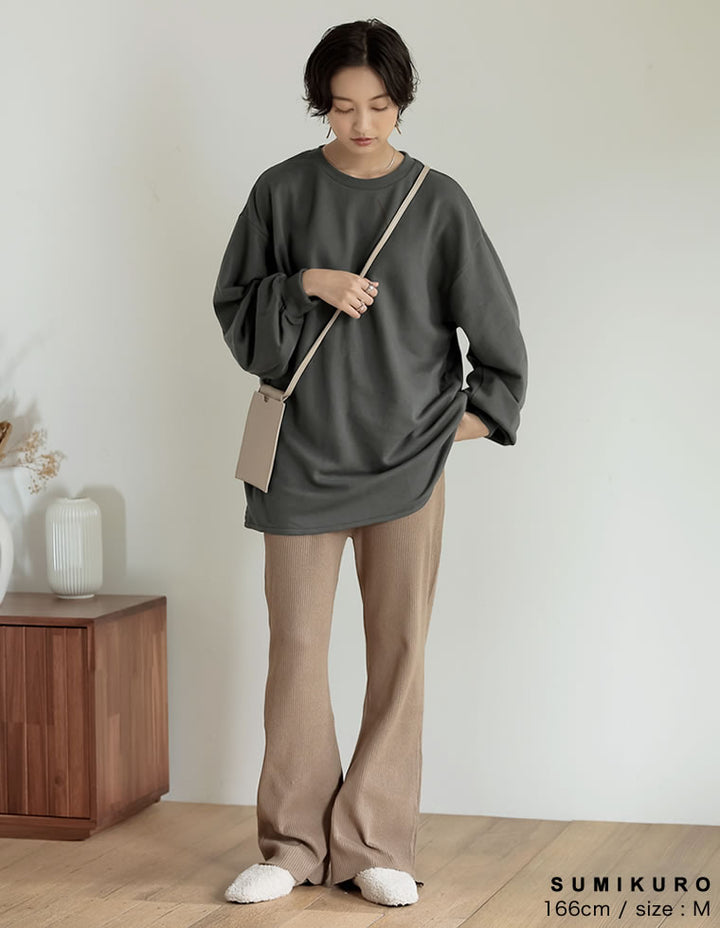 ボリュームスリーブ裏毛スウェットプルオーバー トップス レディースファッション通販 リエディ