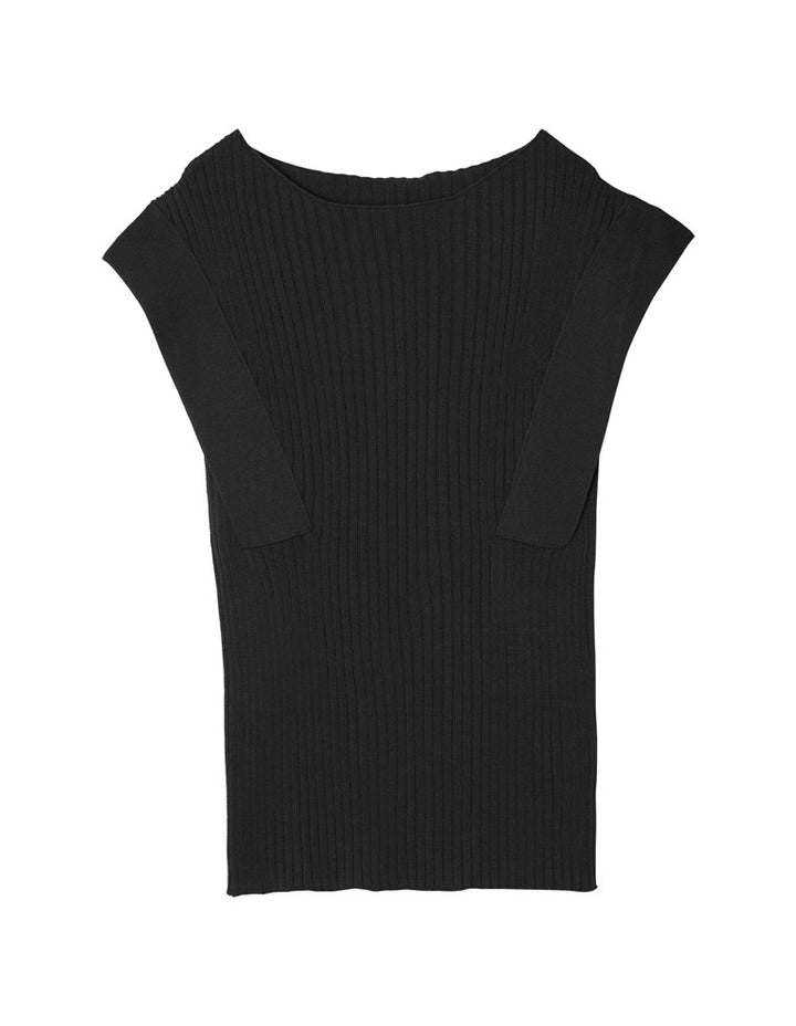 スクエアシルエットリブニットトップス トップス レディースファッション通販 リエディ