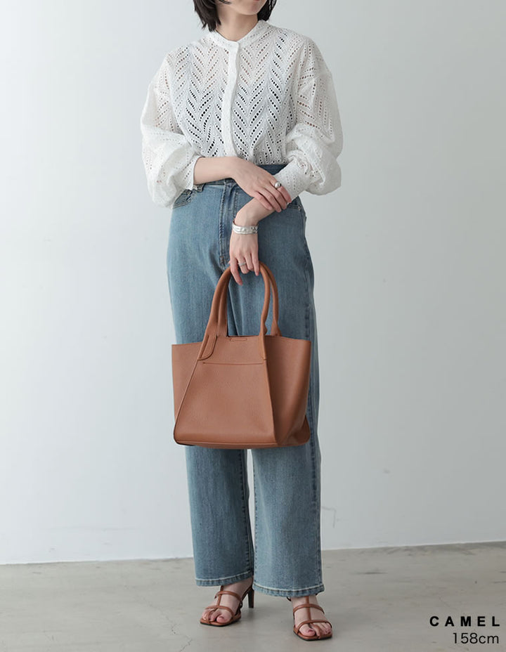 ステッチデザイン2WAYトートバッグ バッグ レディースファッション通販 リエディ