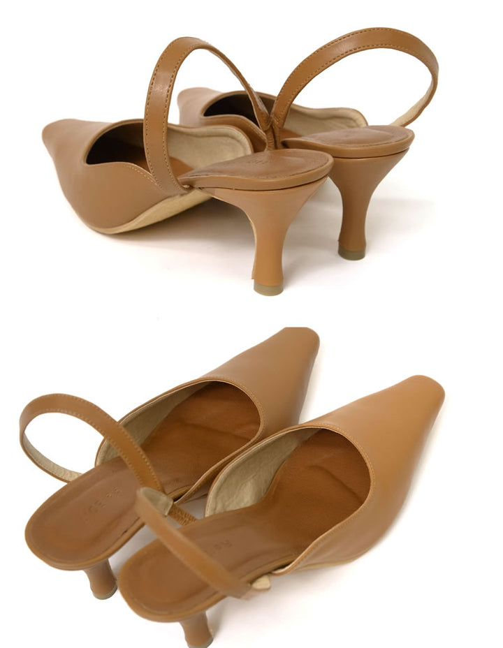 [2022S/S COLLECTION]バックストラップポインテッドトゥミュールパンプス シューズ レディースファッション通販 リエディ