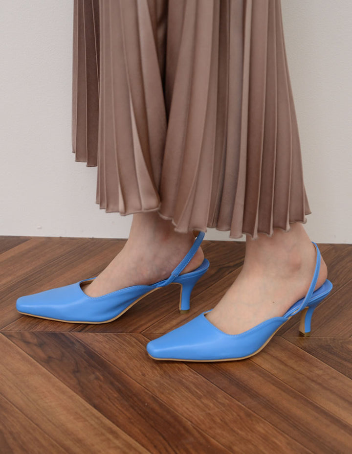 [2022S/S COLLECTION]バックストラップポインテッドトゥミュールパンプス シューズ レディースファッション通販 リエディ