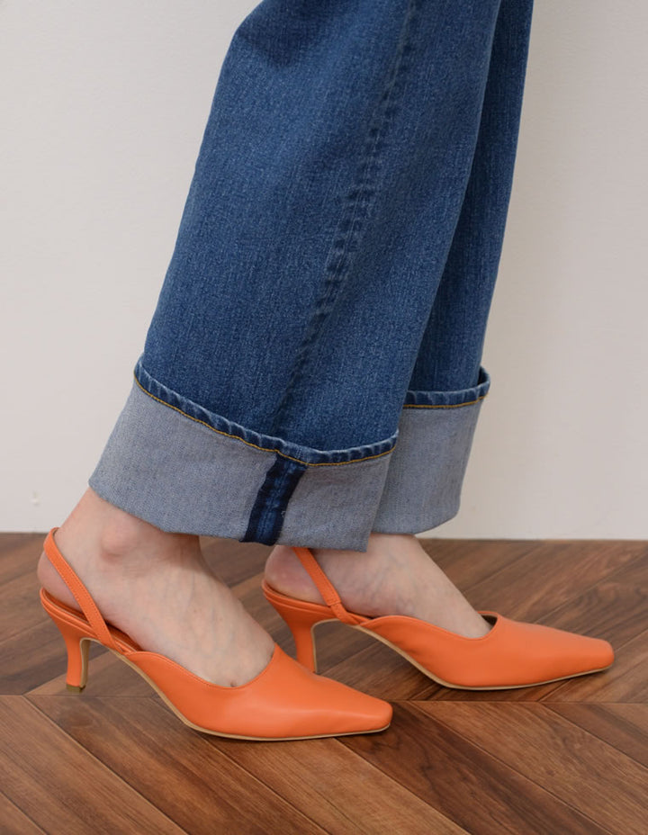 [2022S/S COLLECTION]バックストラップポインテッドトゥミュールパンプス シューズ レディースファッション通販 リエディ