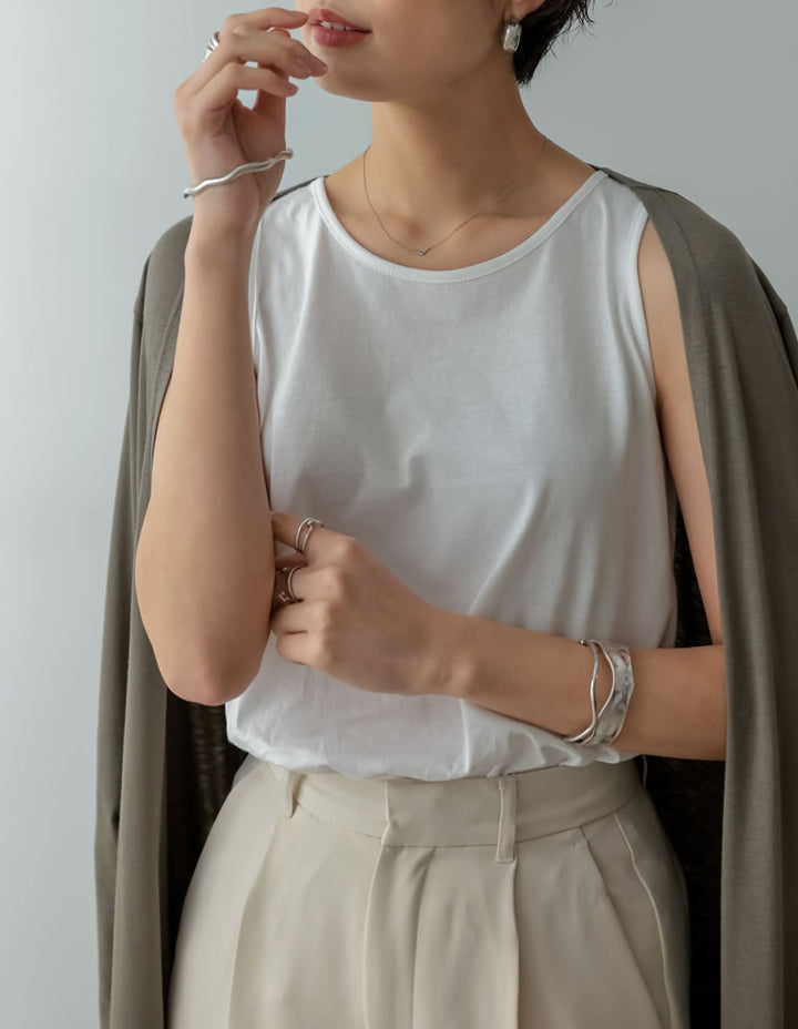 ベーシックコットンタンクトップ トップス レディースファッション通販 リエディ