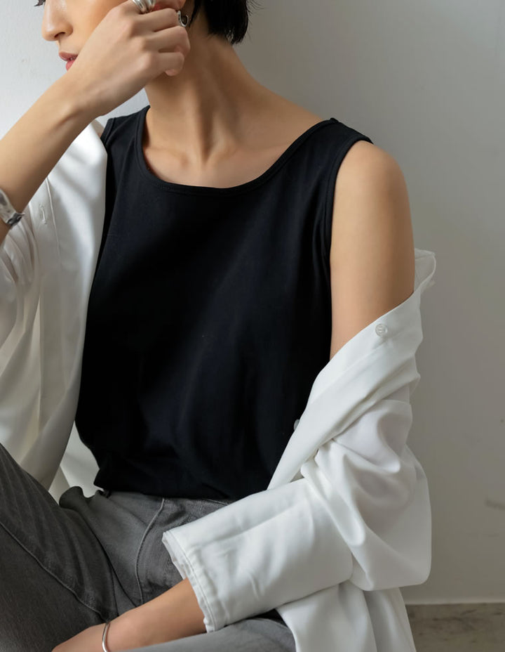 ベーシックコットンタンクトップ トップス レディースファッション通販 リエディ