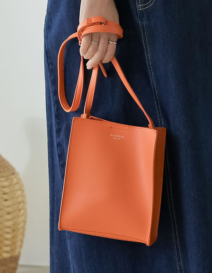 フェイクレザースクエアカラーショルダーバッグ バッグ レディースファッション通販 リエディ