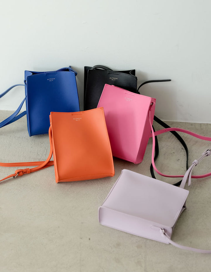 フェイクレザースクエアカラーショルダーバッグ バッグ レディースファッション通販 リエディ