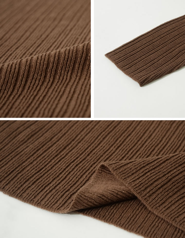 [2点セット]ランダムリブニット×プチハイネックニットベストアンサンブル トップス レディースファッション通販 リエディ