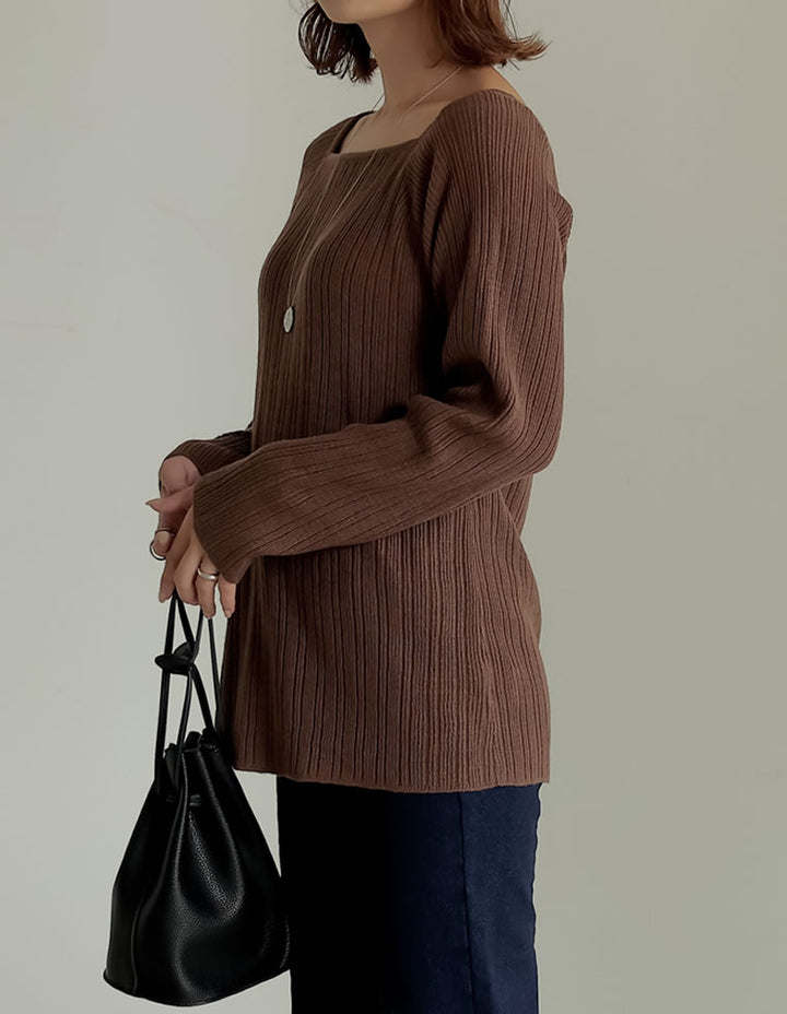 [2点セット]ランダムリブニット×プチハイネックニットベストアンサンブル トップス レディースファッション通販 リエディ