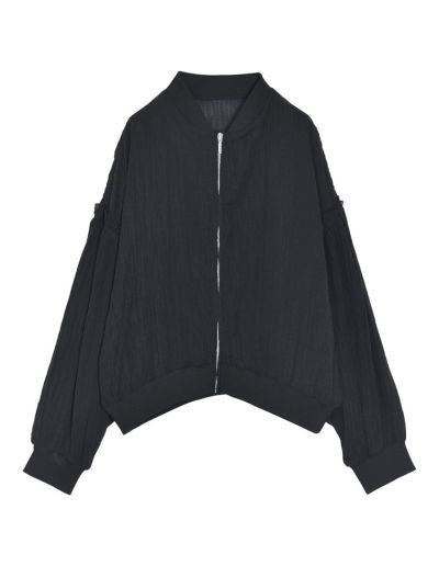 フリルスリーブオーバーサイズシアーブルゾン ジャケット/アウター レディースファッション通販 リエディ