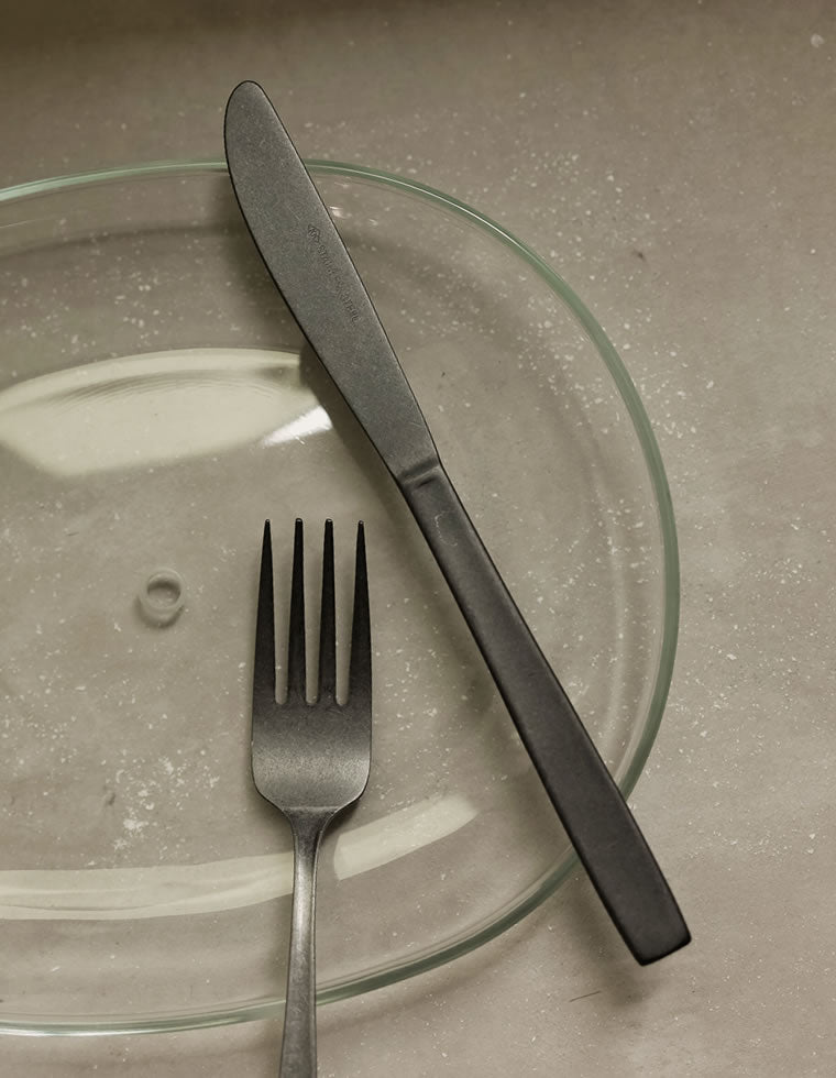マットブラックデザートナイフ - 食器/テーブルウェア通販
