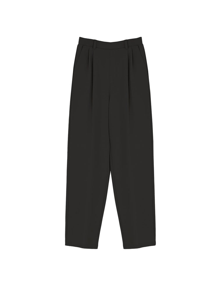 カットジョーゼットテーパードパンツ