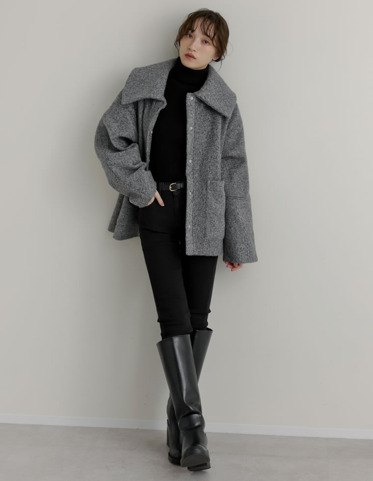 裏起毛ストレッチスキニーデニムパンツ