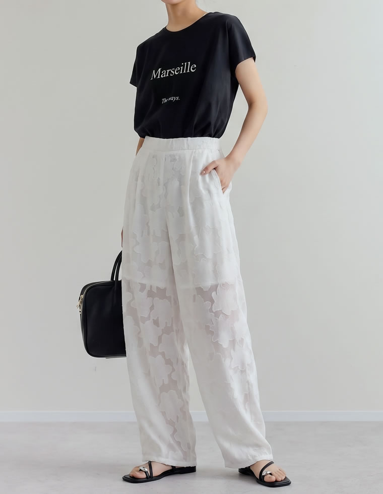 選べるフロントロゴフレンチスリーブTシャツ