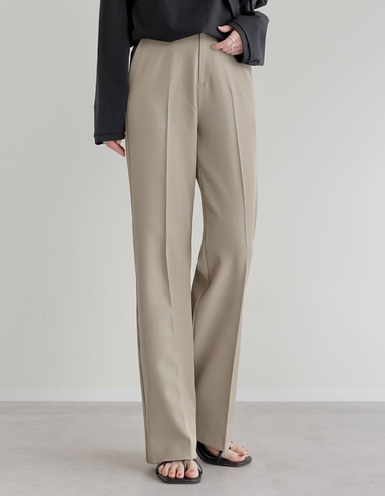 ストレッチツイルスリットパンツ