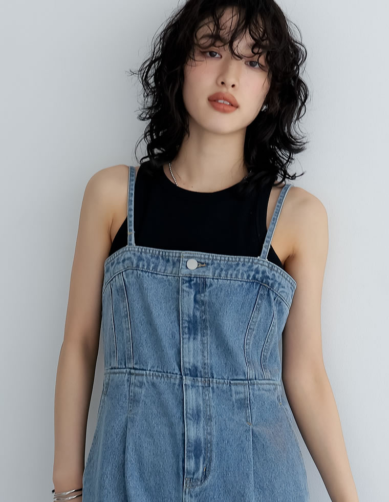 カップ付きアメスリタンクトップ