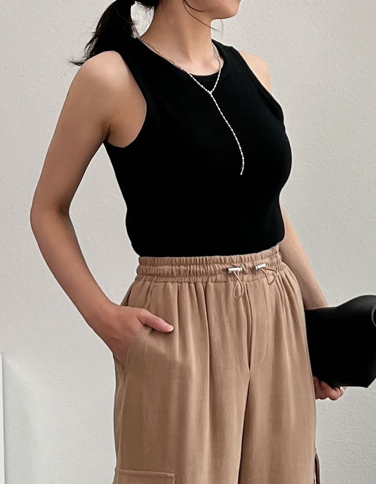 カップ付きアメスリタンクトップ