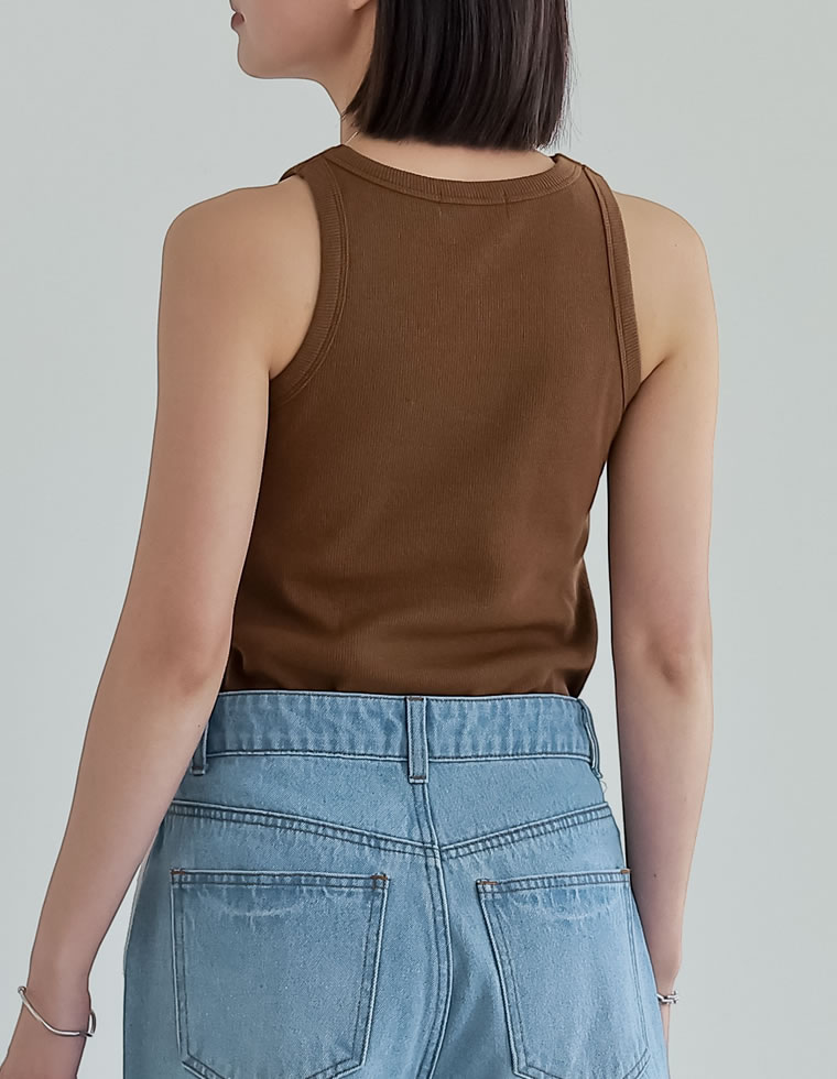 カップ付きアメスリタンクトップ