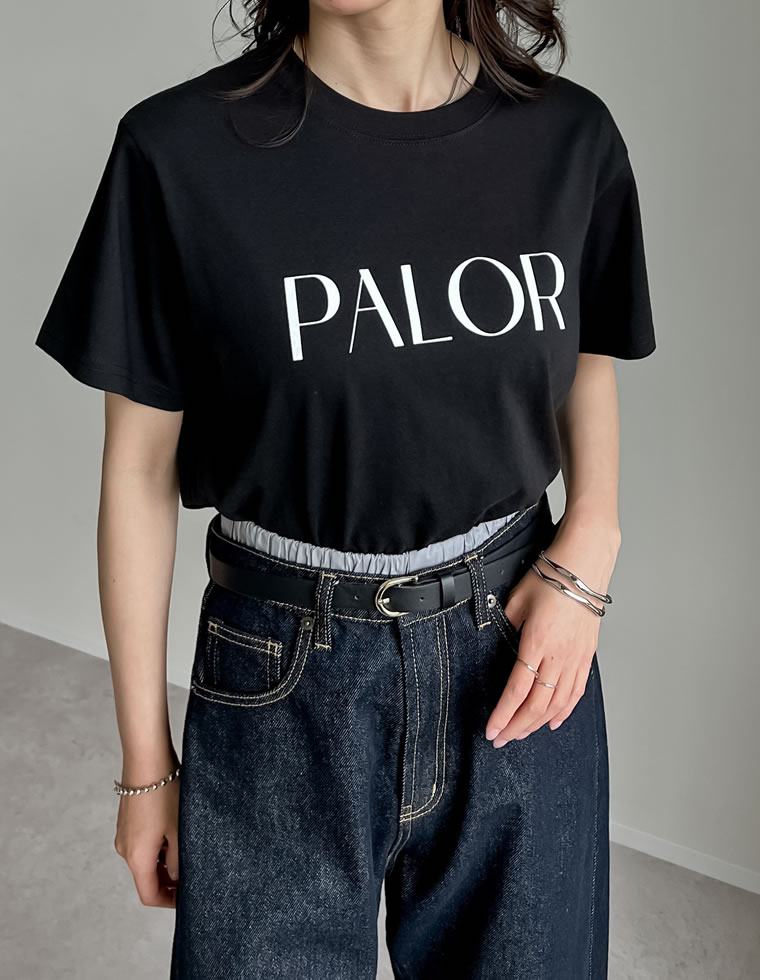 ラバープリントロゴTシャツ