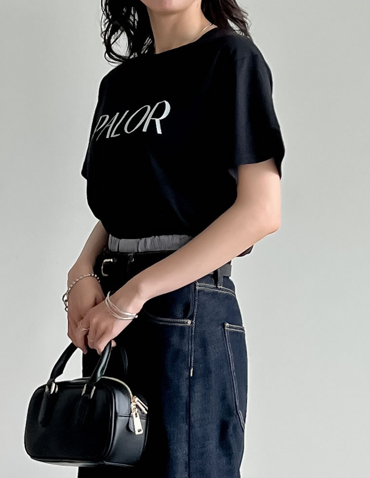 ラバープリントロゴTシャツ