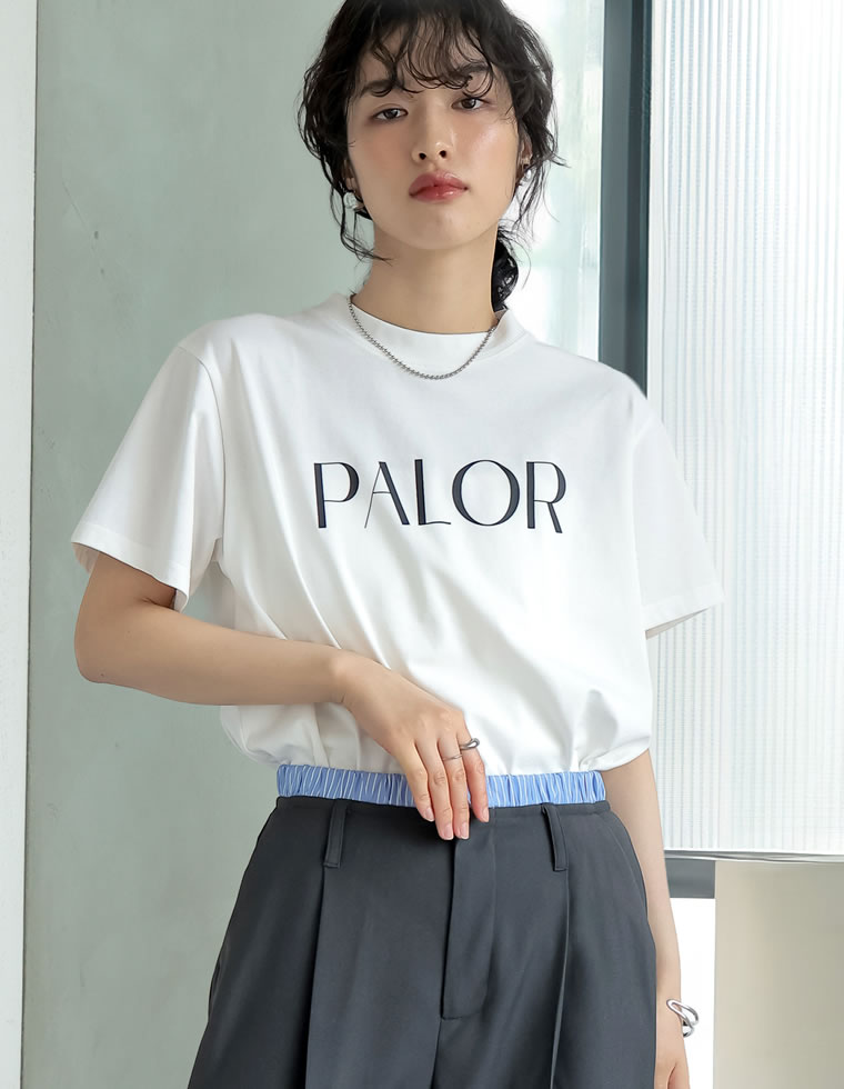 ラバープリントロゴTシャツ