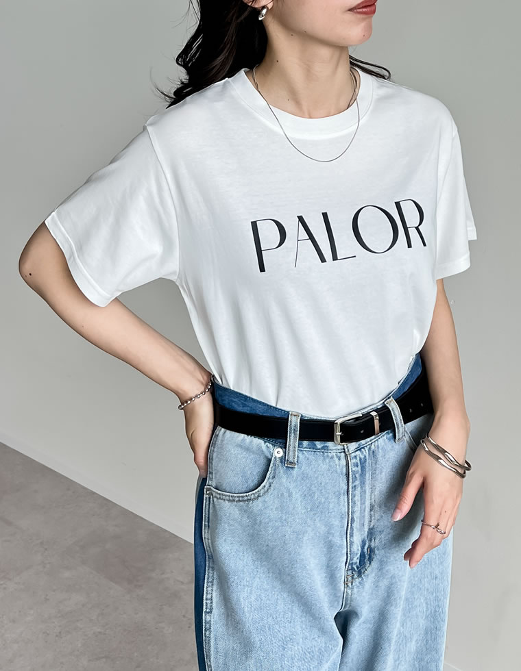ラバープリントロゴTシャツ