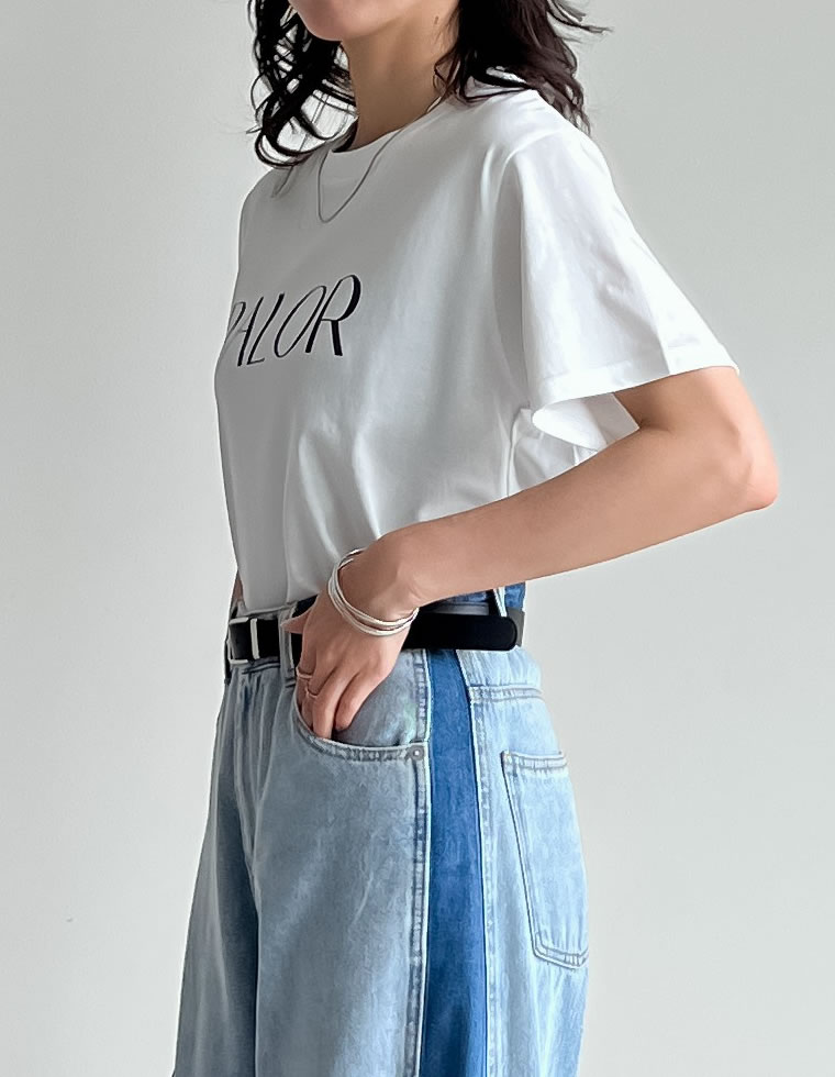 ラバープリントロゴTシャツ