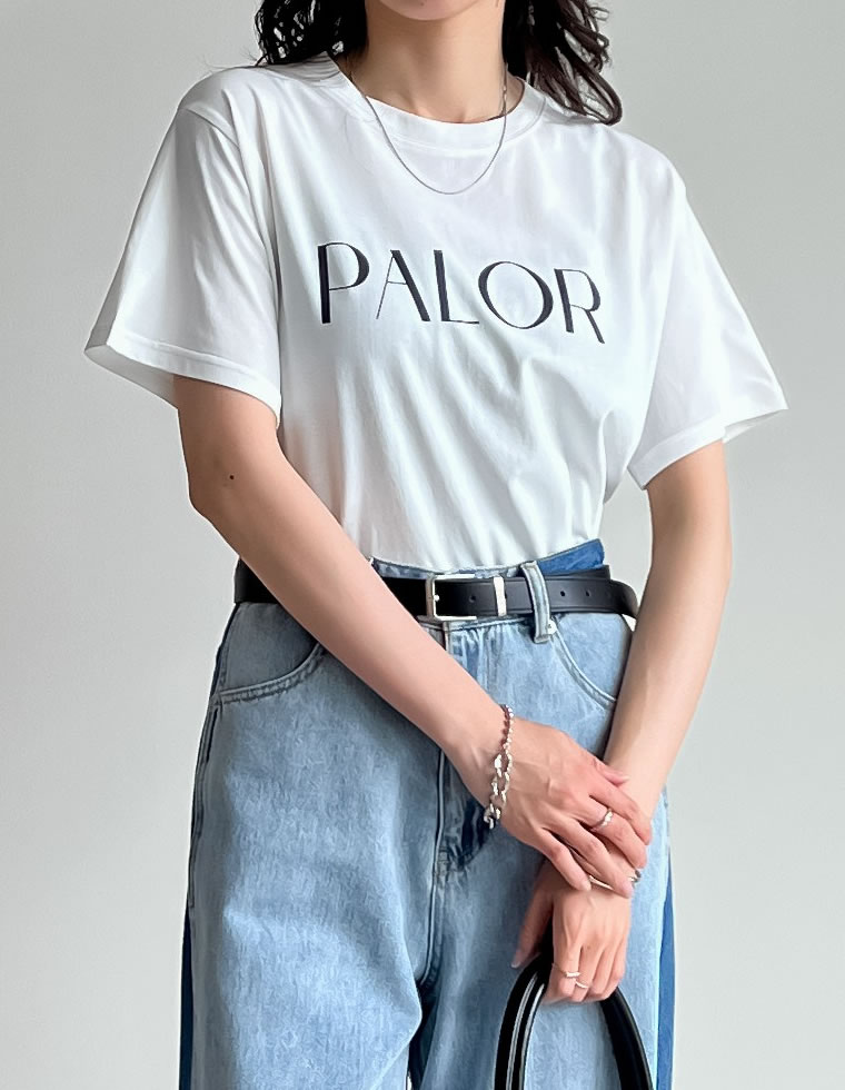 ラバープリントロゴTシャツ