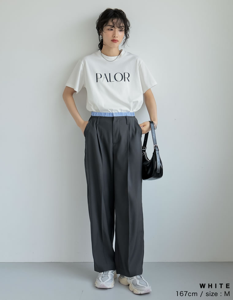 ラバープリントロゴTシャツ