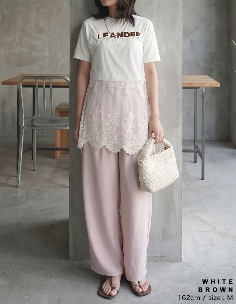 フロッキーゴシックロゴTシャツ