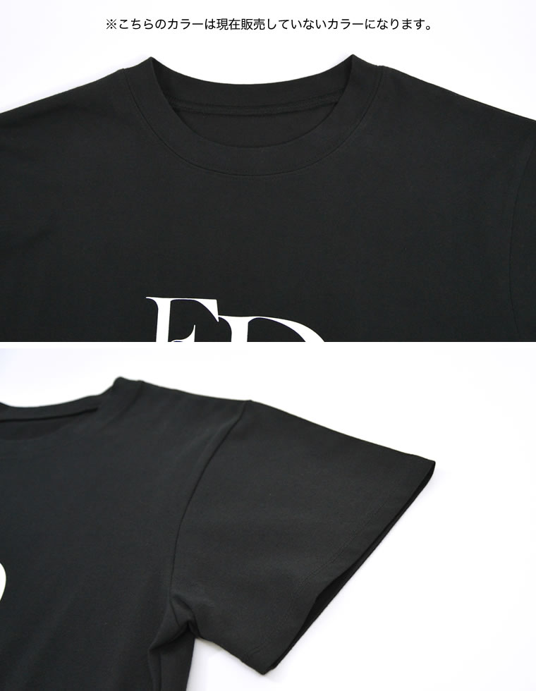 スタックロゴプリントTシャツ