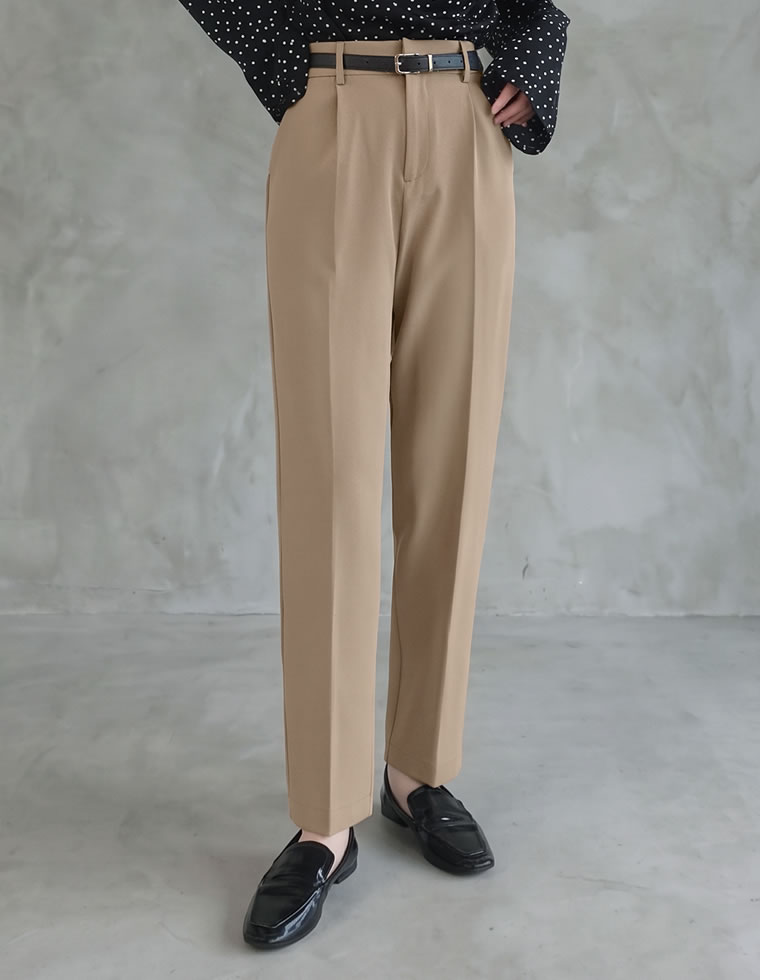カットツイルテーパードパンツ