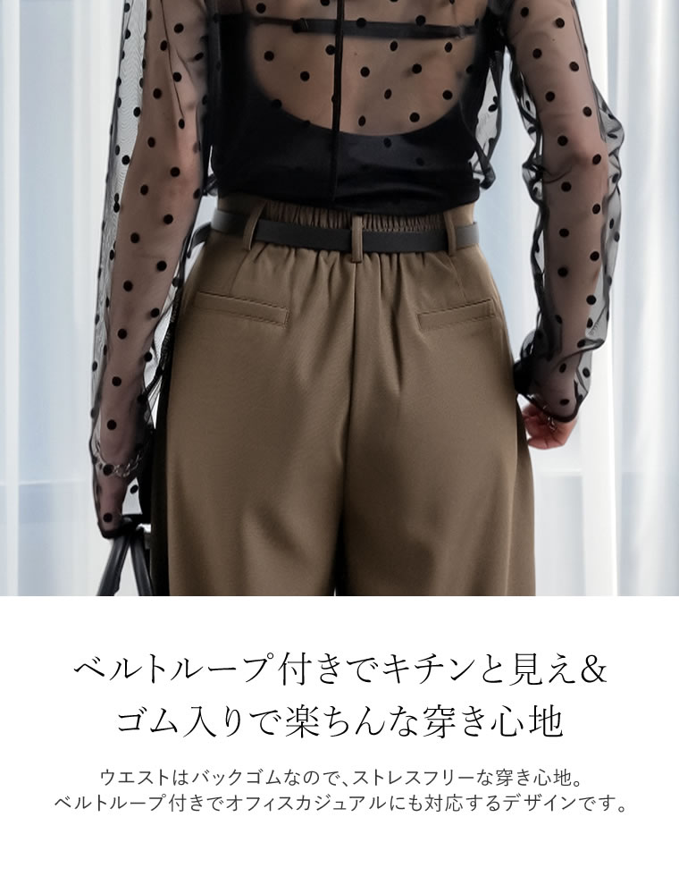 ソフトツイルカーブパンツ