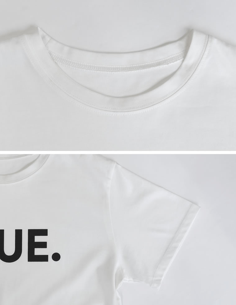 TRUEメタリックロゴプリントTシャツ