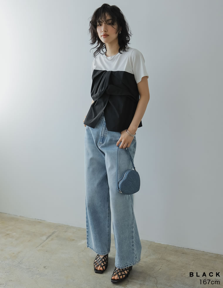 Vカットオープントゥメッシュサンダル