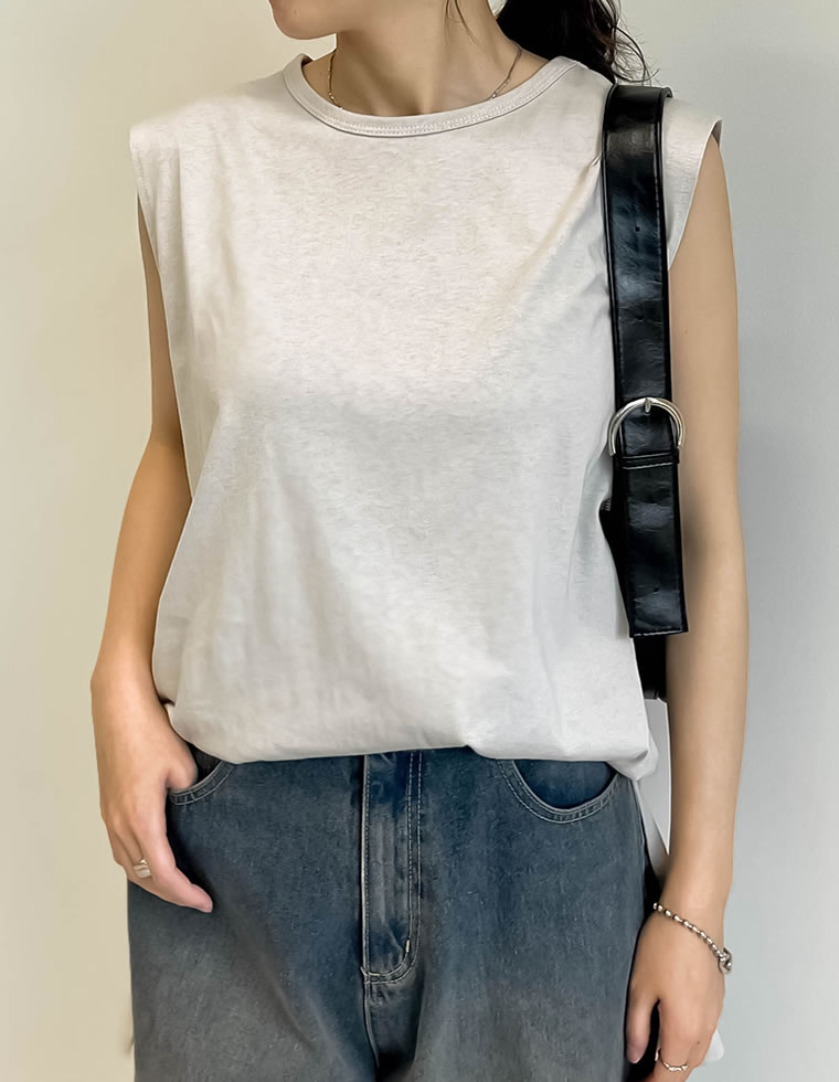 フレンチスリーブチュニックTシャツ