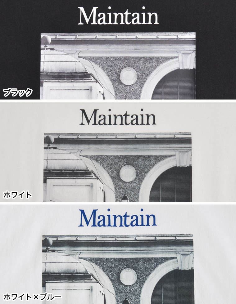 モノトーンプリントTシャツ