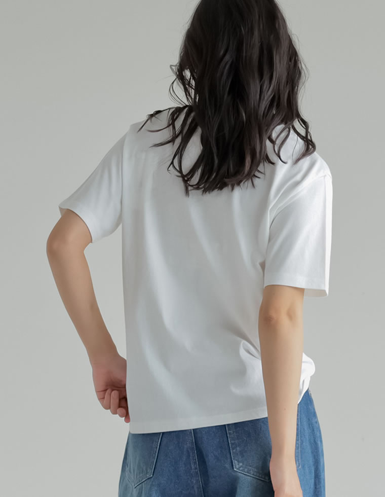 シーンナリーフォトプリントTシャツ