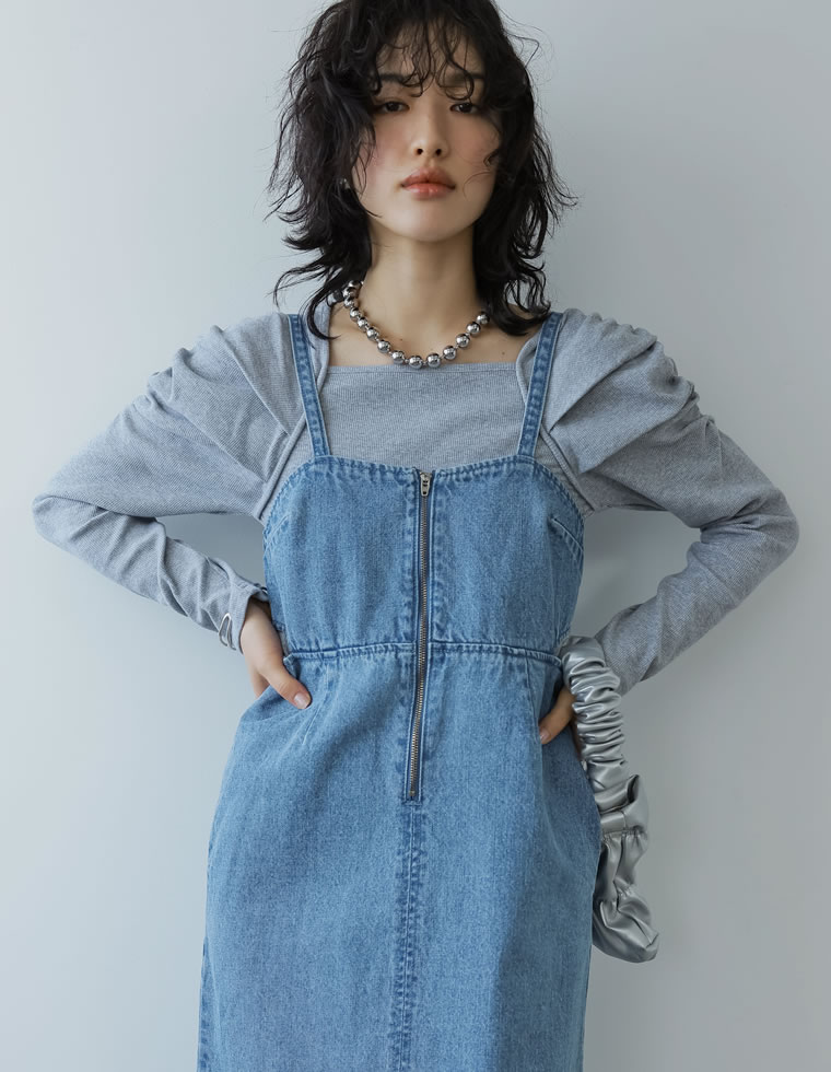 ビッグボールチェーンネックレス