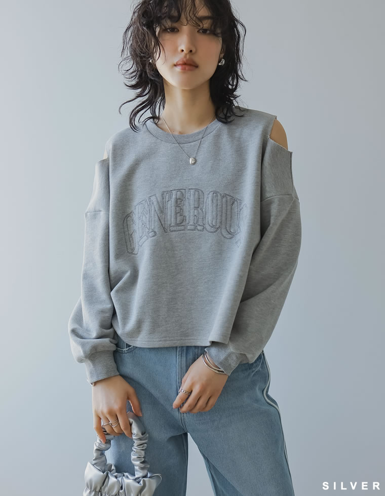ニュアンスモチーフネックレス