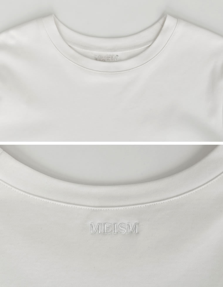 MロゴビジューモチーフTシャツ