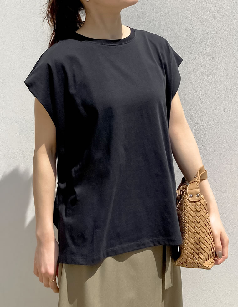天竺ウエストタックTシャツ