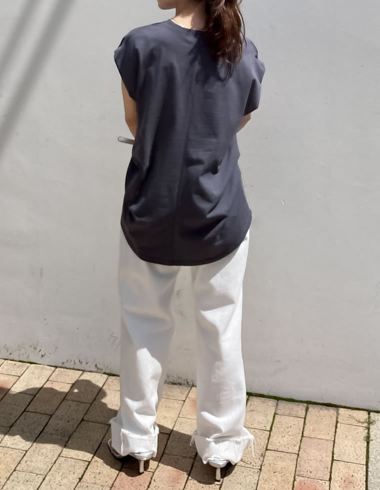 天竺ウエストタックTシャツ
