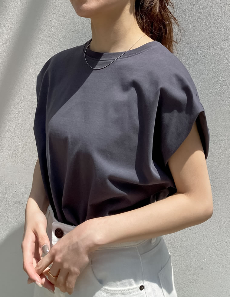 天竺ウエストタックTシャツ