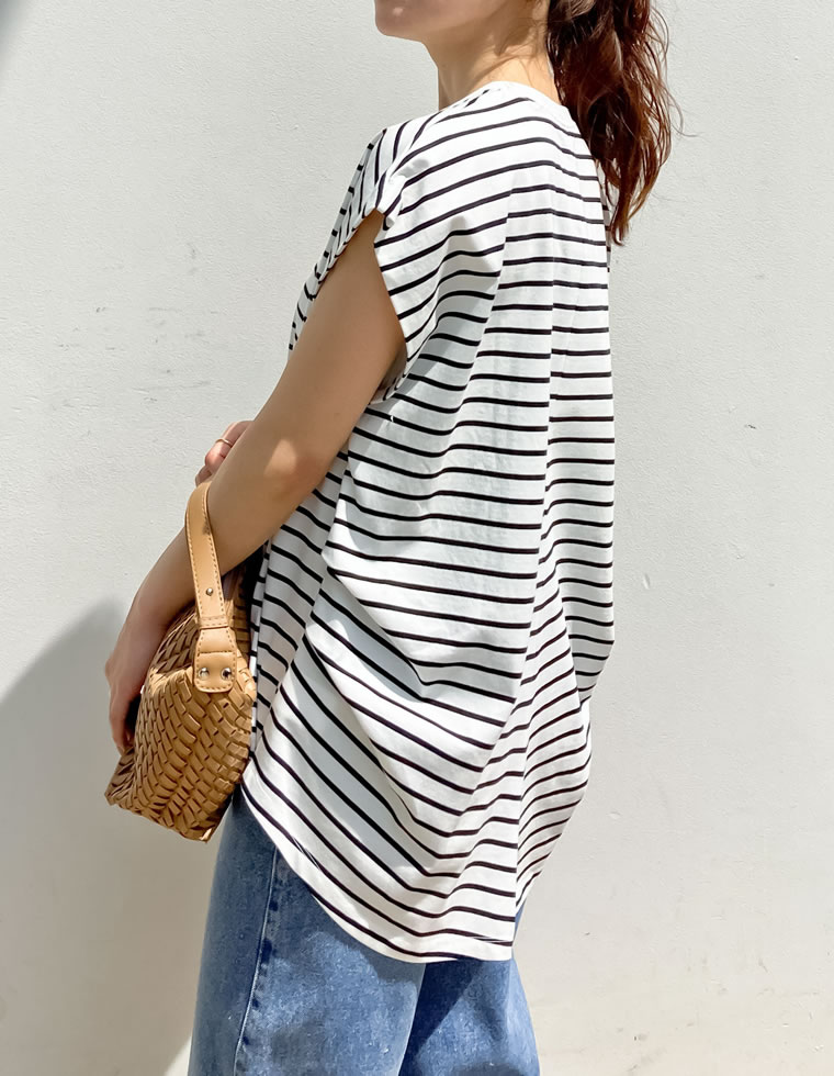 天竺ウエストタックTシャツ