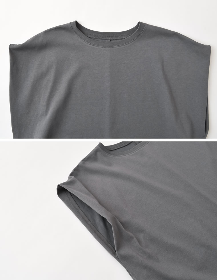 天竺ウエストタックTシャツ