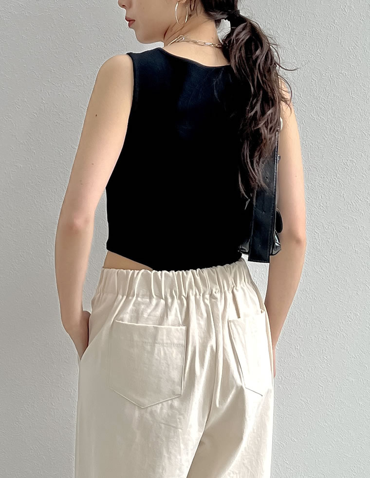 ストレッチハイレグタンクトップ