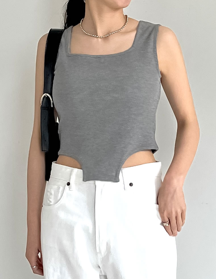 ストレッチハイレグタンクトップ
