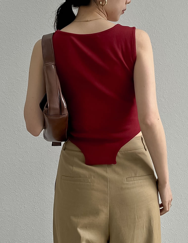 ストレッチハイレグタンクトップ