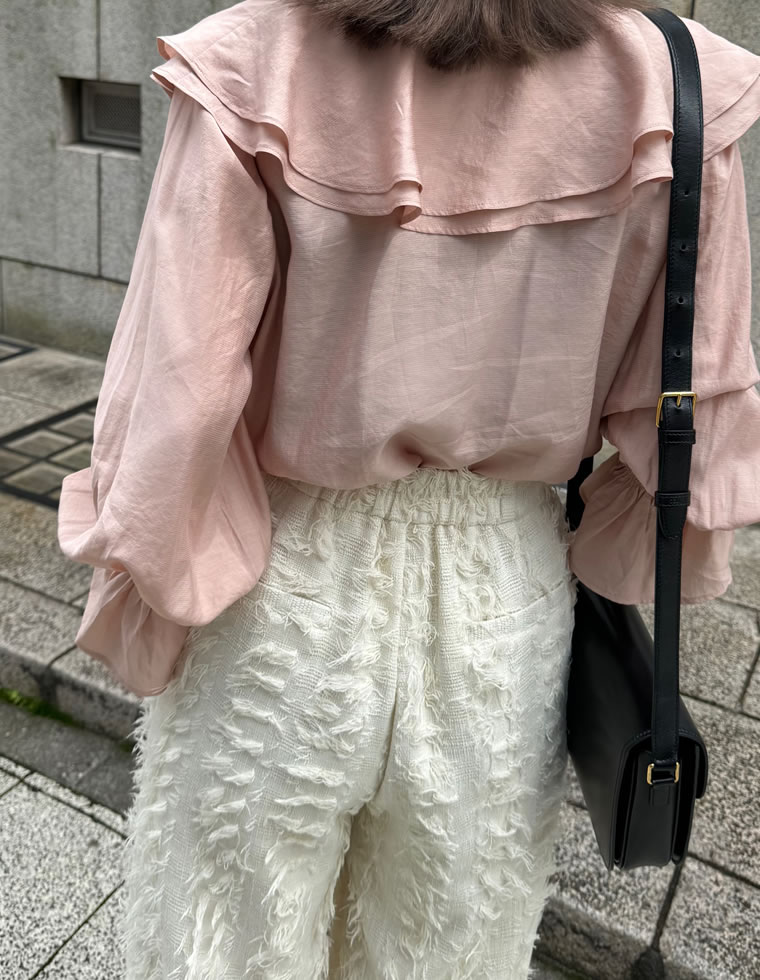 フリンジストレートパンツ