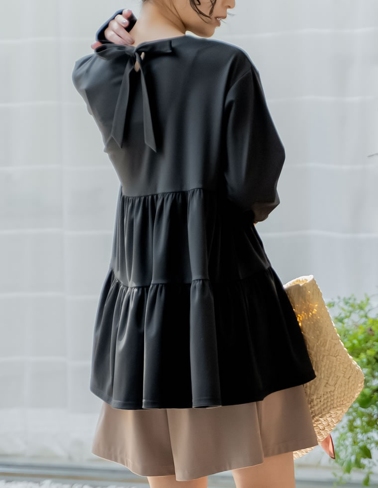 ラッシュガードバックリボントップス